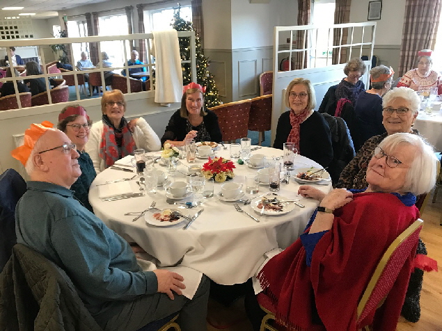 Gerry, Sheelah, Andrea, Stella, Helen, Maureen and Liz