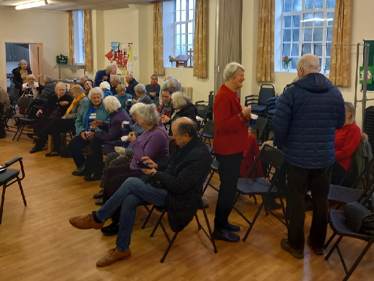 Last chance for a chat  - and remember to switch your mobiles off!