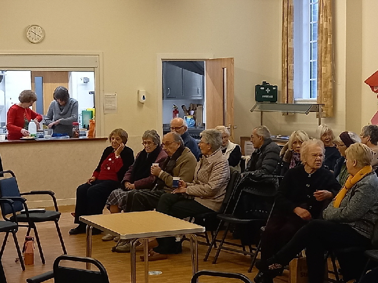 Prioritise! Enjoy the refreshments first - including warm mince pies!