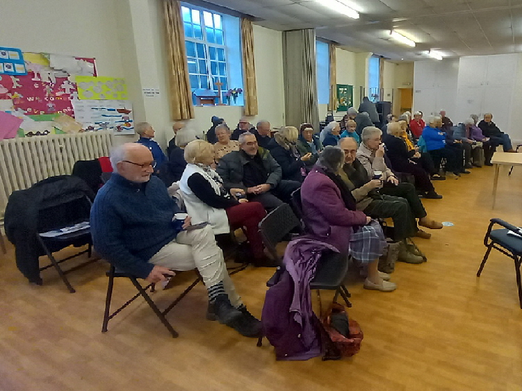 The audience awaits in eager anticipation!