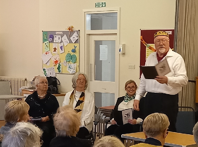 A memorable recitation on the circular art of Gift Giving - and other tales were told!